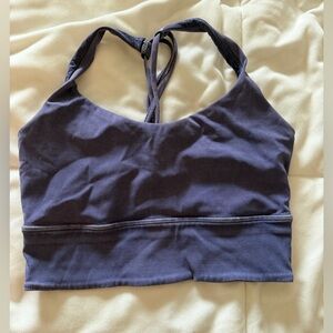 Women’s LuluLemon Strappy Sports Bralette - purple